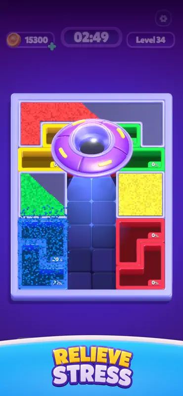 Sand Blocks: Drop Puzzle screenshot 2 of 7