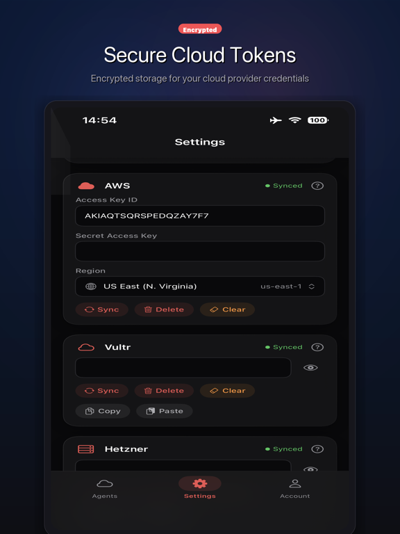 AgentAura iPad screenshot