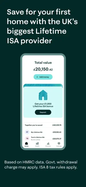 Moneybox - Save and Invest iPhone screenshot 3