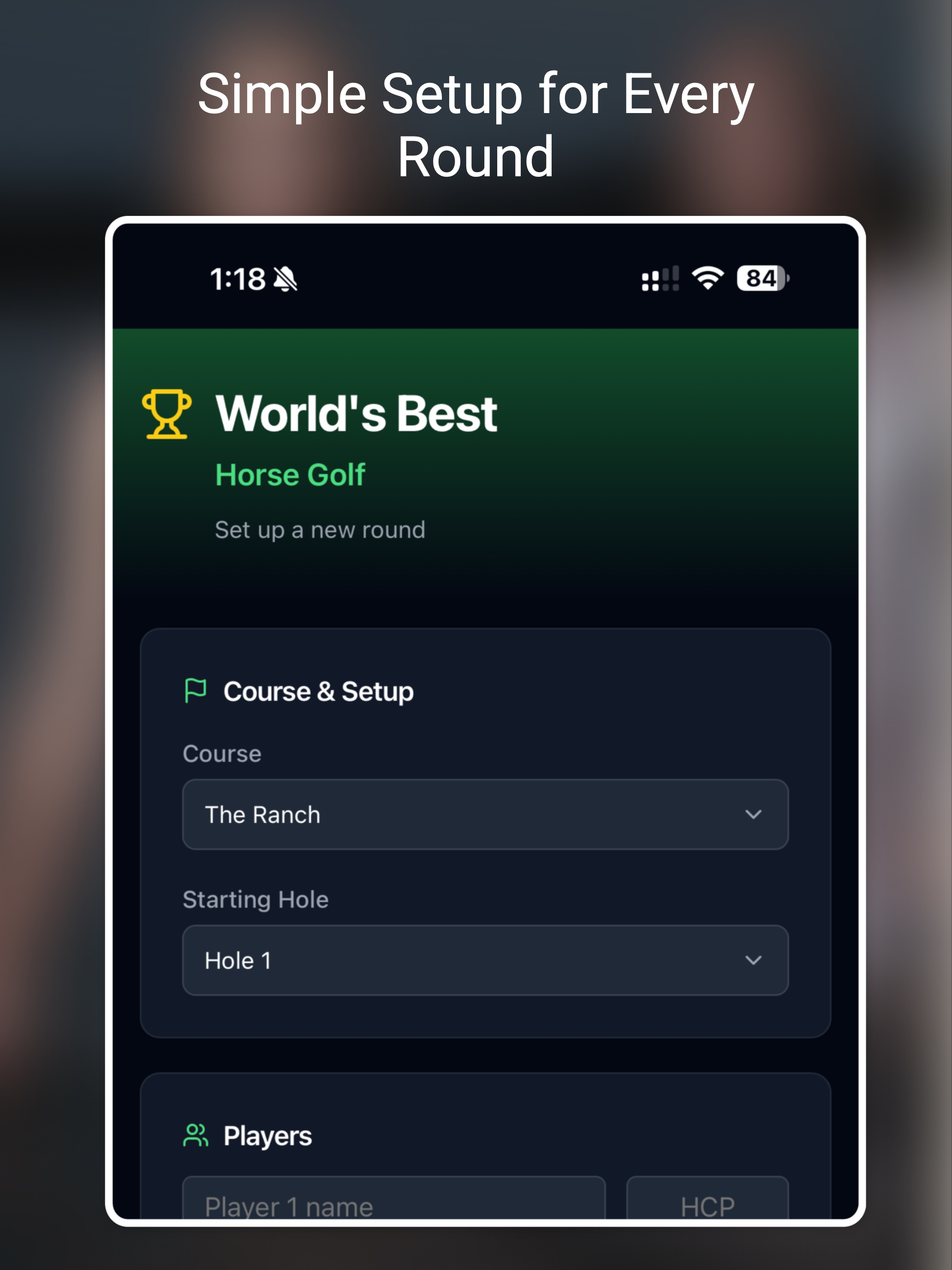 World's Best Horse Golf App