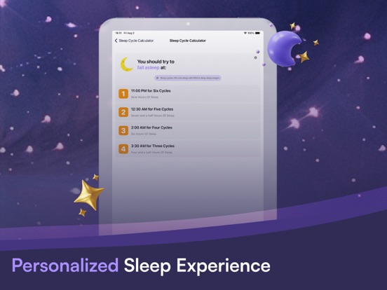 Track My Sleep Now iPad screenshot 4 - Health & Fitness app