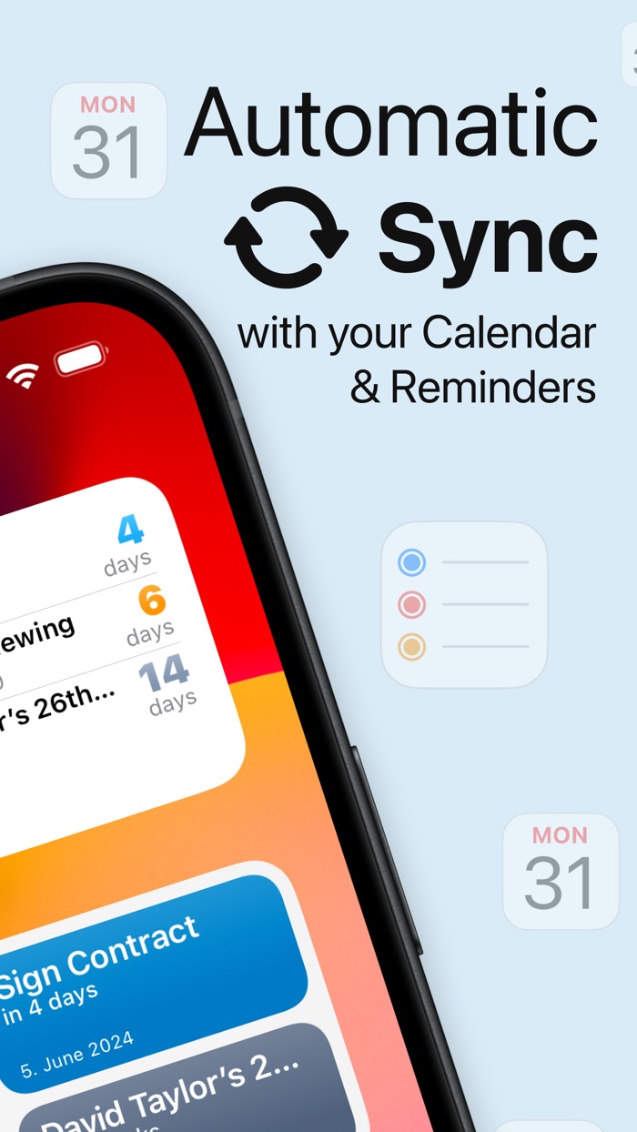 Countdown Widget - Deadlines
