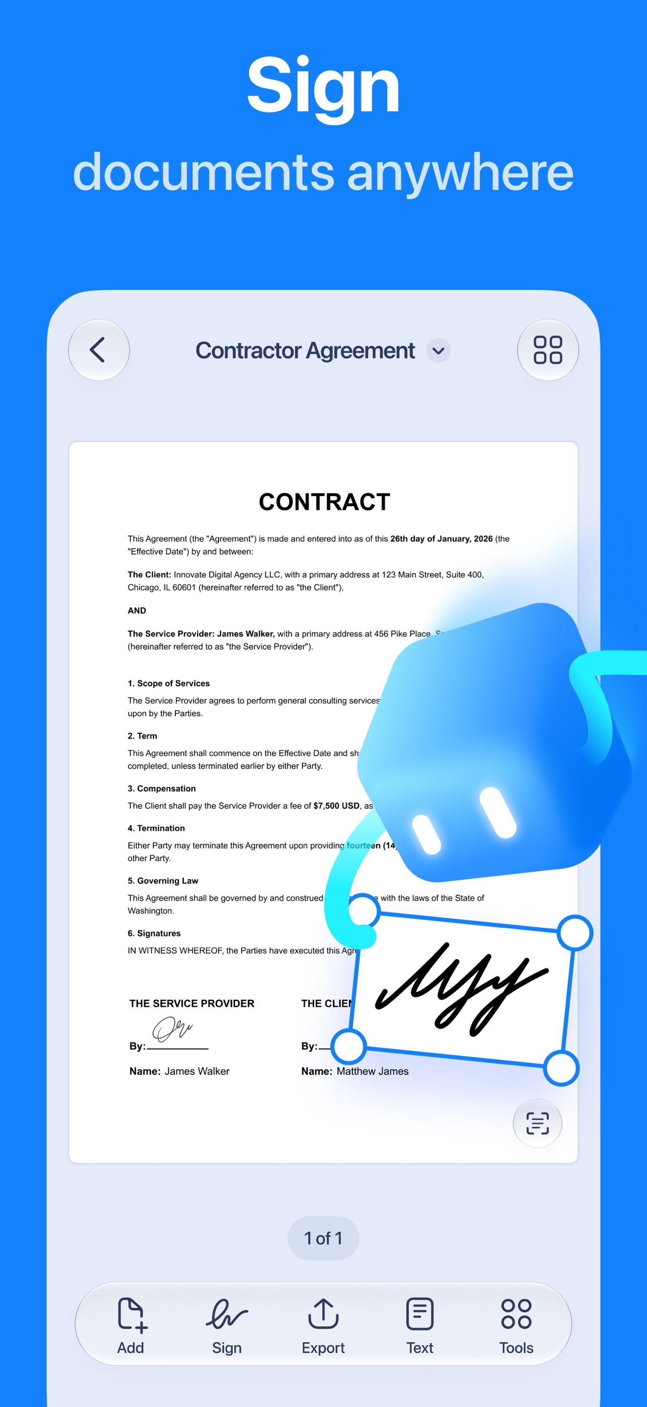 Screenshot 3 of Scanner Pro - Scan Documents