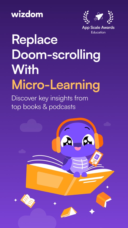 #1. Wizdom: Book Summary & Podcast (iOS) Podle: Maverix Labs