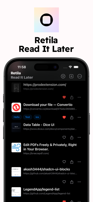 Retila - Read It Later Screenshot 1 of 5