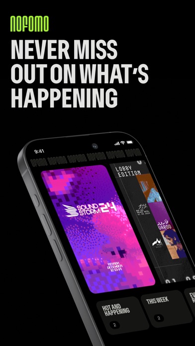 NOFOMO: Saudi Music Events Screenshot