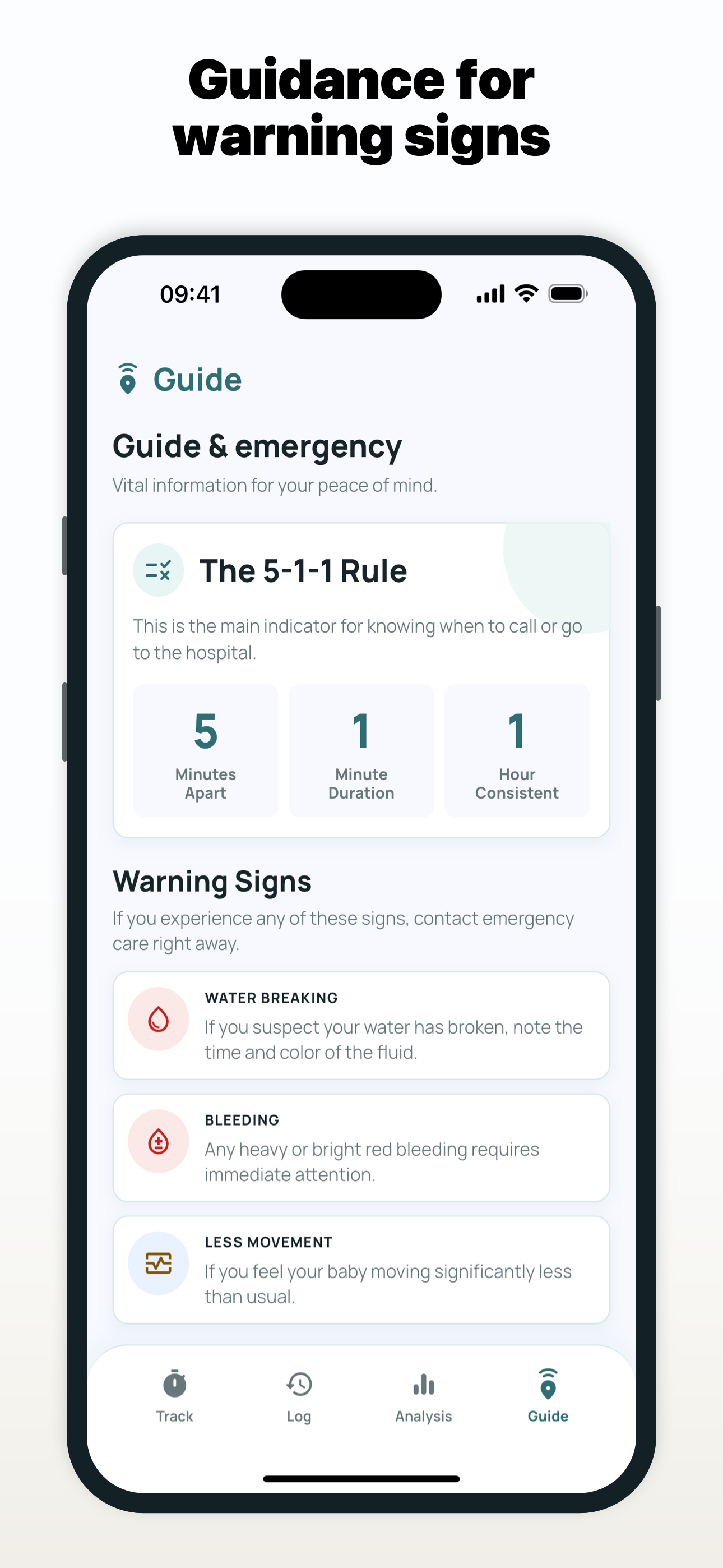 Contraction Timer 5-1-1 screenshot 5