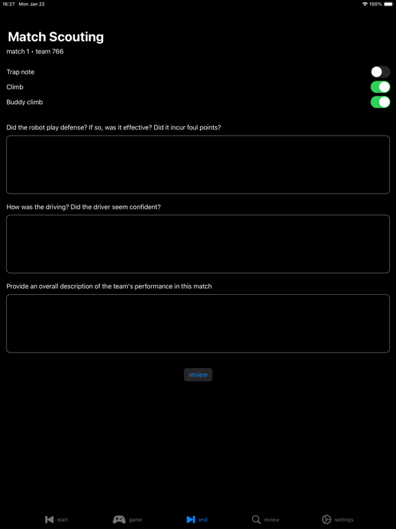 bearTracks - Scout iPad screenshot 2 - Productivity app