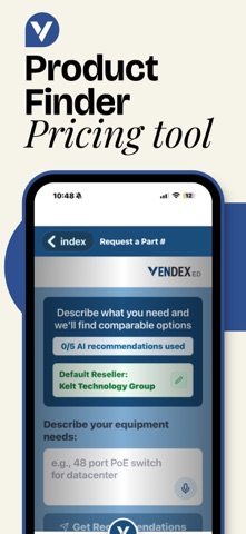 VENDEXED iPhone screenshot