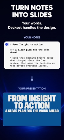 Deckset: Your Notes to Slides Screenshot 1 of 5
