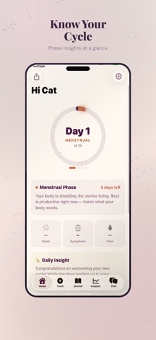 Cylla: Private Period Tracker Screenshot 3 of 5