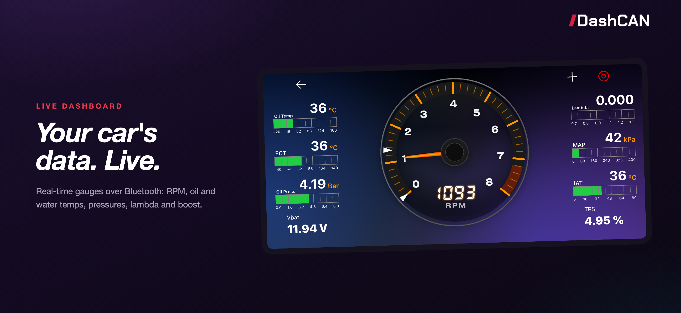 DashCAN - IgnitronECU screenshot 3