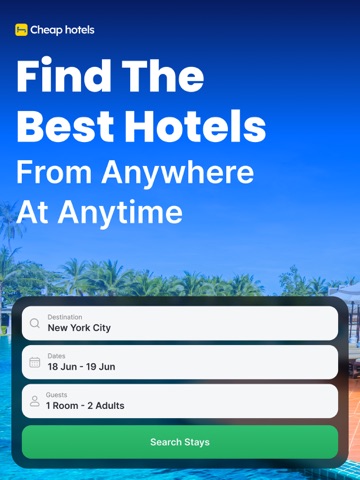 Cheap Hotels・Hotel Deals iPad screenshot