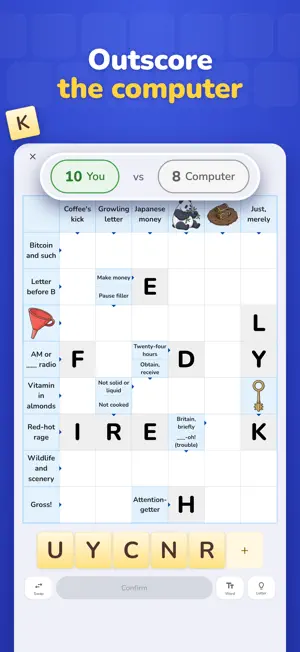 Crossword Lane: Easy Puzzles screenshot 3