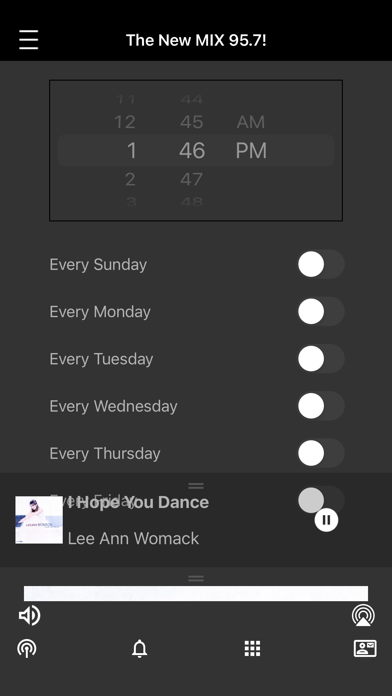 Mix 95.7! Screenshot