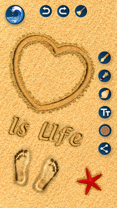 Sand Draw: Beach Art Drawings Screenshot