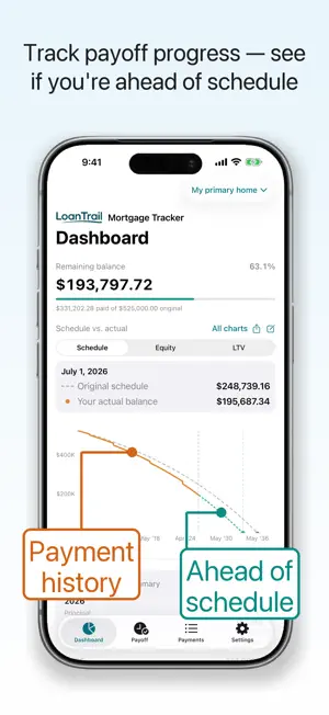 LoanTrail Mortgage Tracker screenshot 1