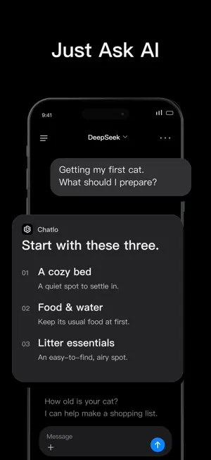 Chatlo - AI Chat & Agent screenshot 1