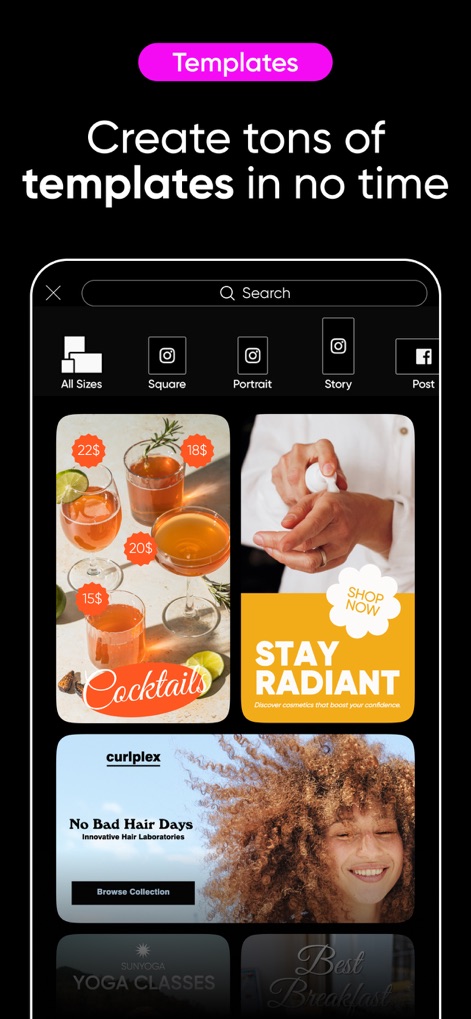 Picsart AI Photo Editor, Video - Professional Template Library