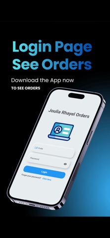 joulia rhayel orders iPhone screenshot