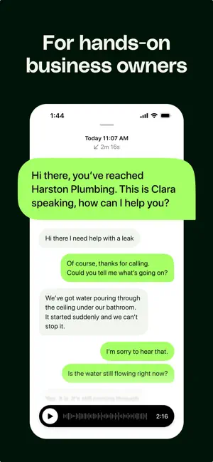 Clara - AI Receptionist screenshot 2
