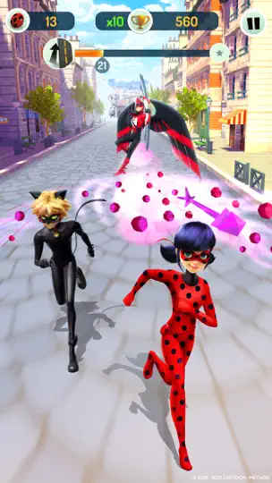Capture d'écran de Miraculous Ladybug & Chat Noir sur iPhone 4