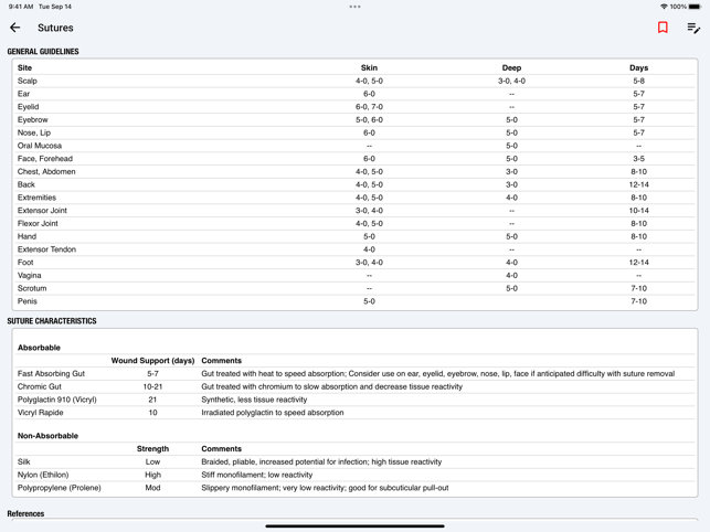 ‎palmEM AI: EM Quick Reference Screenshot