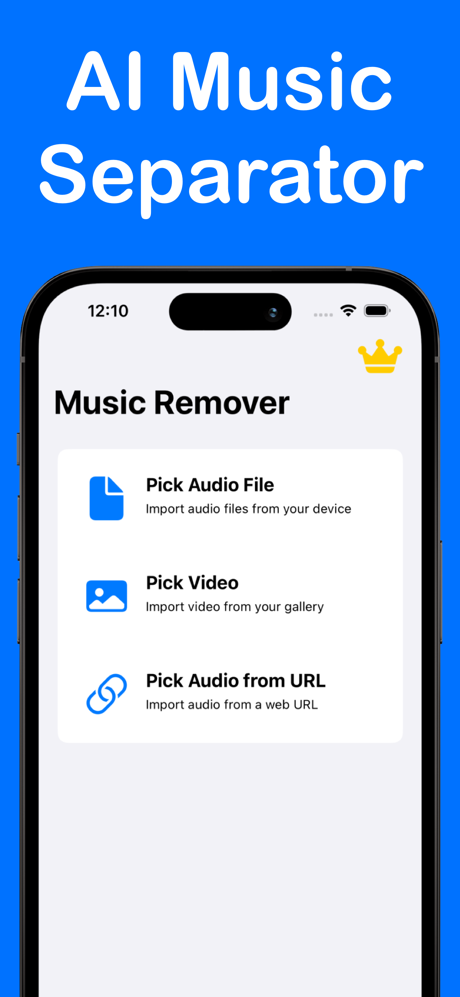 Music Separator - Remove vocal screenshot 1