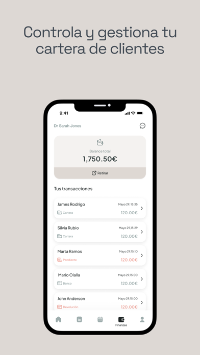 Nexu Health Professionals Screenshot