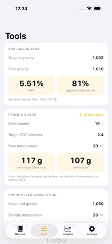 BrewBatch: Homebrew Log screenshot