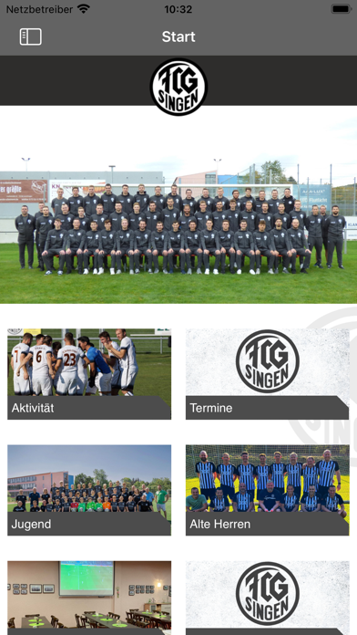 FC Germania Singen e.V. Screenshot