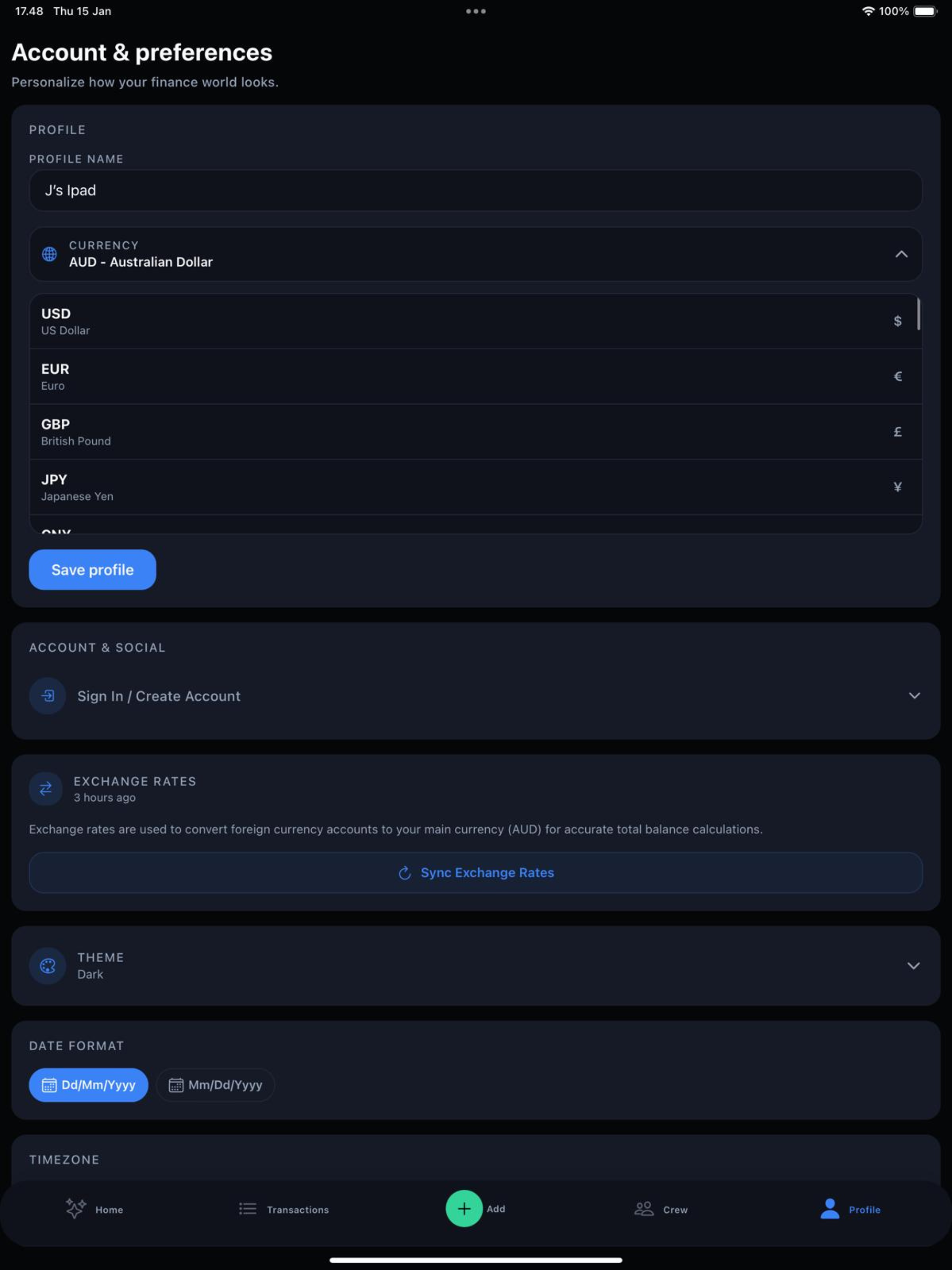 Harta: Finance Tracker
