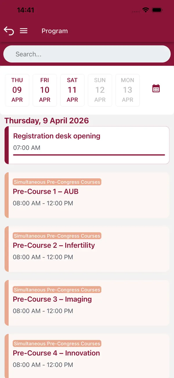 Screenshot #2 pour SEUD Annual Congress