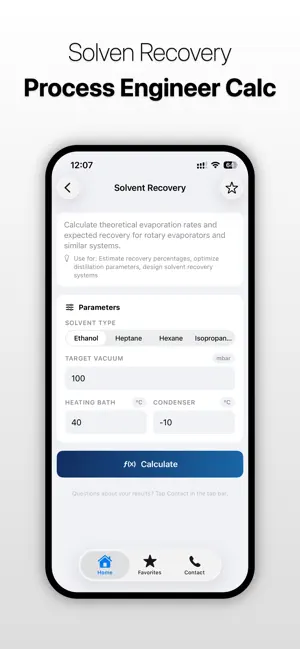 Process Engineer Calc - LMS screenshot 2