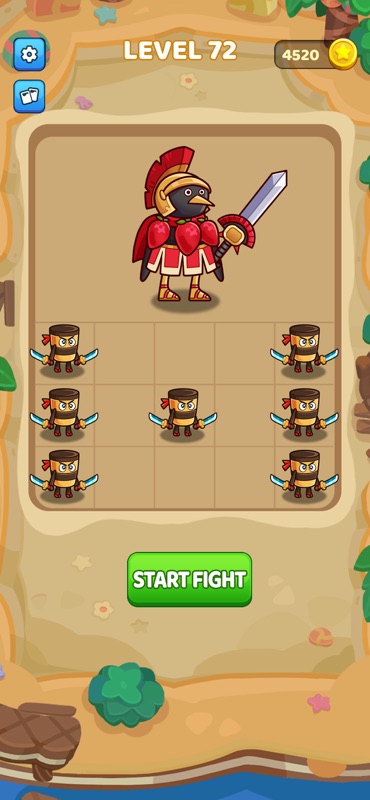 Merge Brainzott War Fight screenshot 2