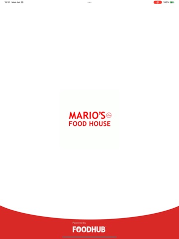 Marios Food House iPad screenshot