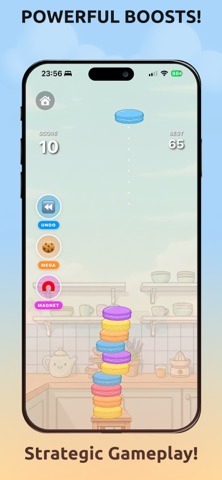 Macaron Sky: Stack Tower iPhone screenshot