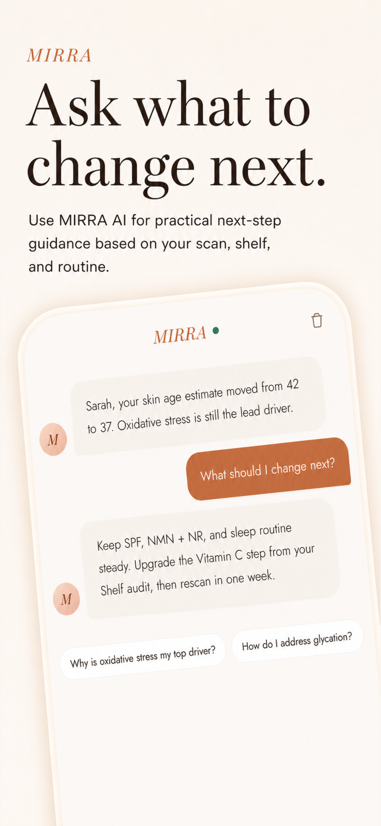 MIRRA: Skin Longevity Coach