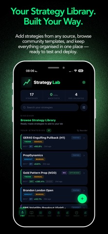 StrategyDynamics: Backtesting iPhone screenshot