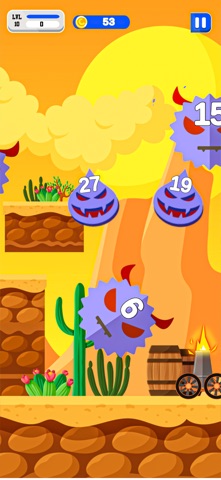 Cannon Shooting Games iPhone screenshot
