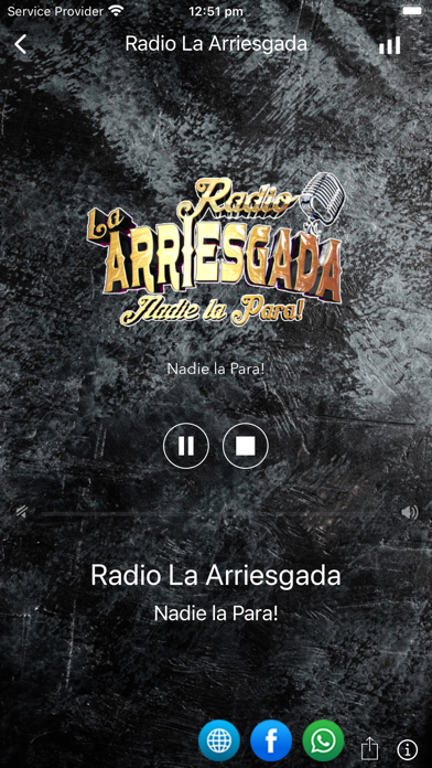 Radio La Arriesgada Screenshot