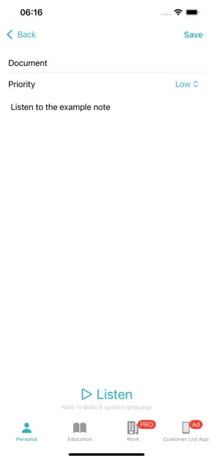 Listen To Notes: Read Aloud screenshot 2
