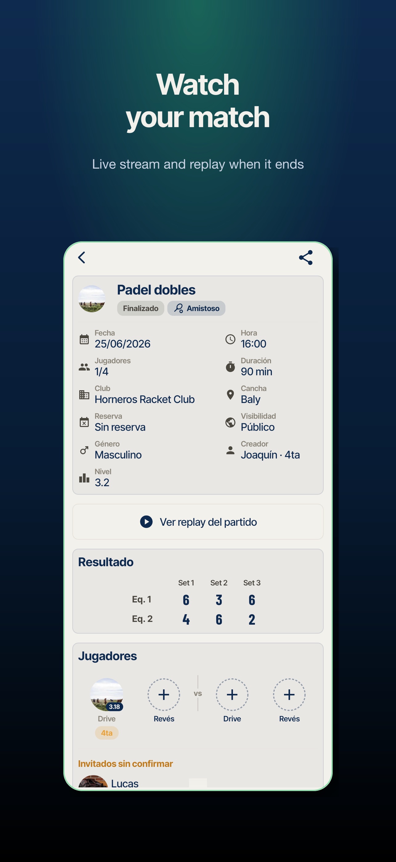Screenshot 6 of Skalia Padel: Book a Court