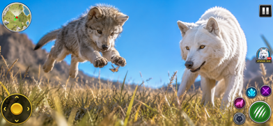 Wolf Simulator 3D Wild Animal Screenshot 6 of 10