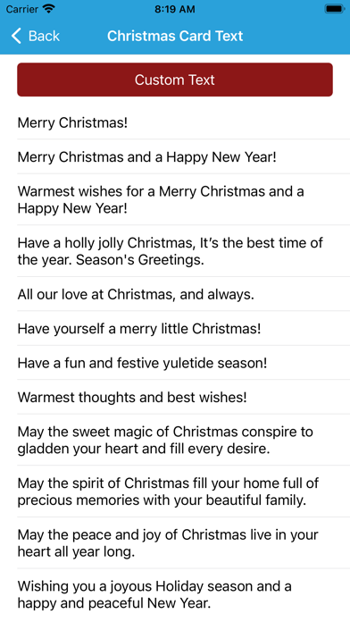 Christmas New Year Card Maker Screenshot