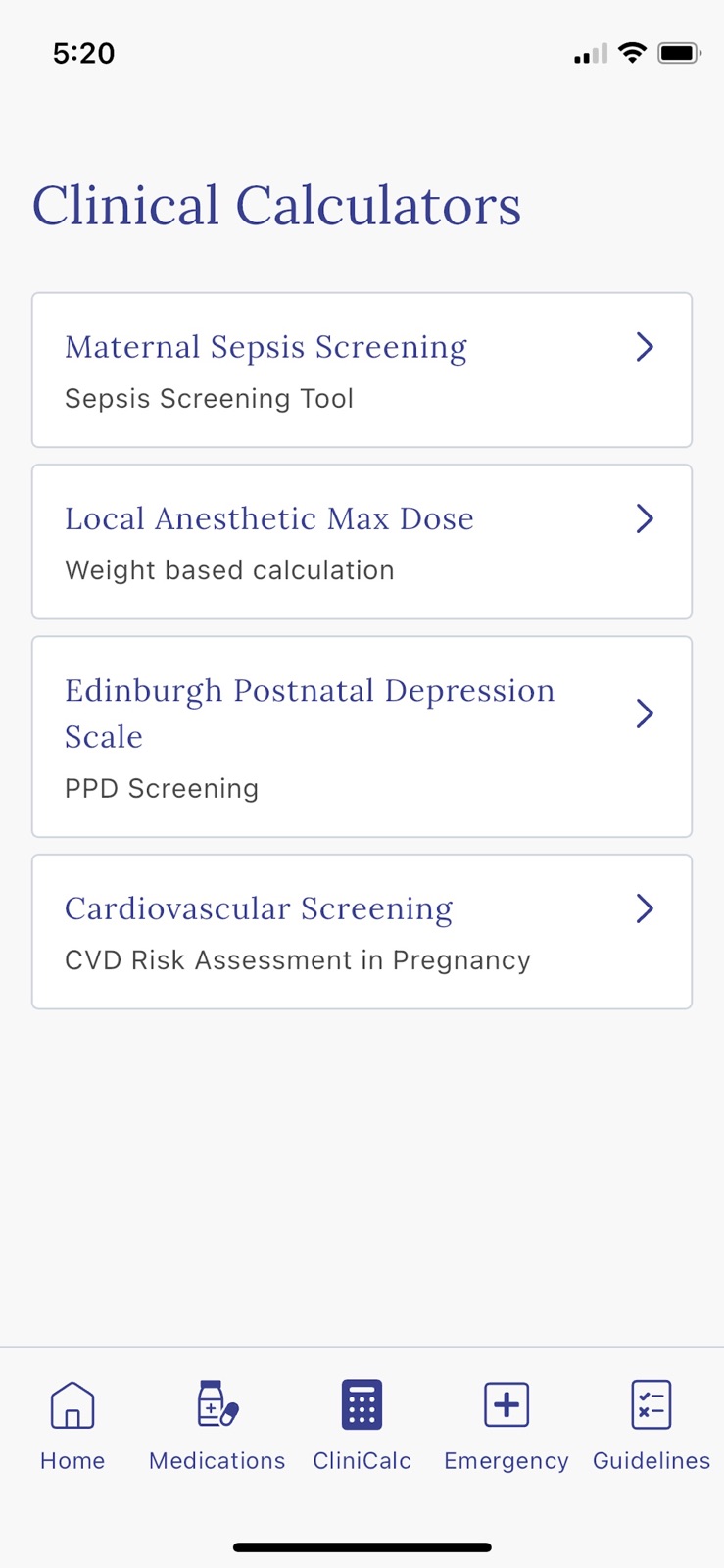PocketPartum iphone screenshot 2