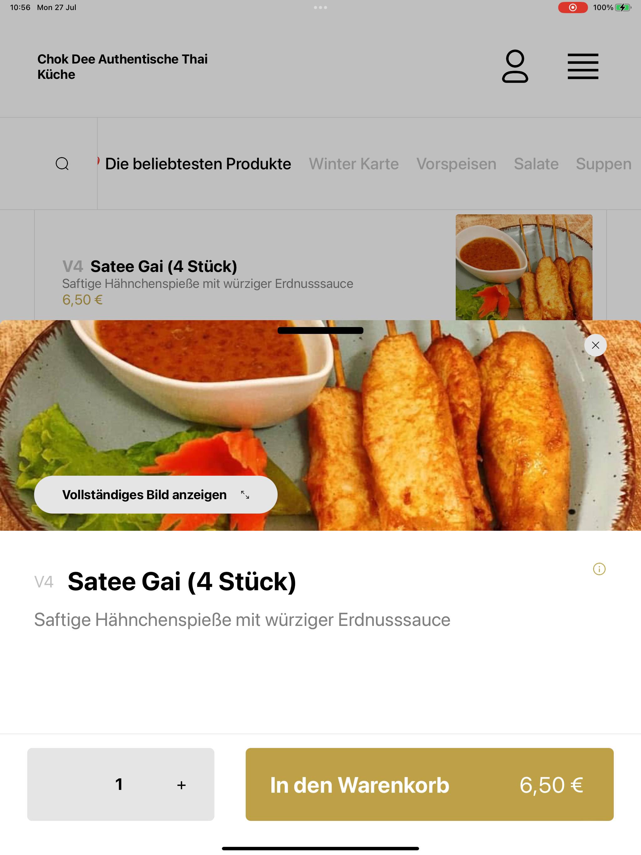 Chok Dee Thai Küche screenshot 15