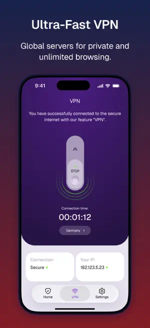 Cybrix - VPN & Security App screenshot 3