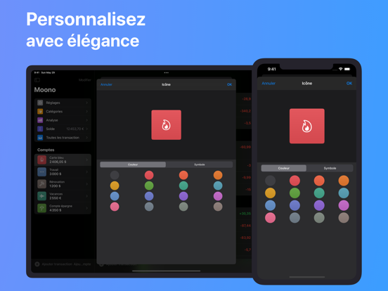 Screenshot #6 pour Moono: Gérez vos dépenses