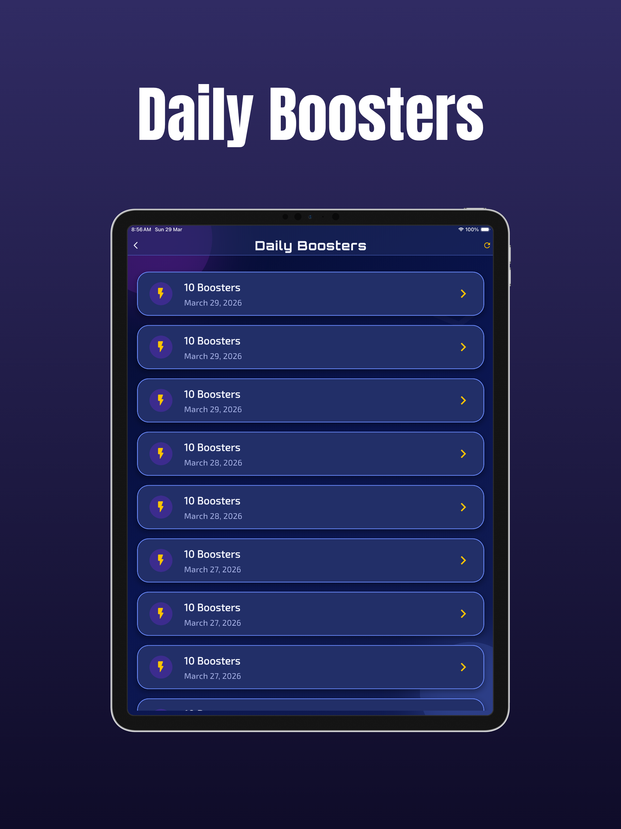 MM Boosters - Daily Rewards
